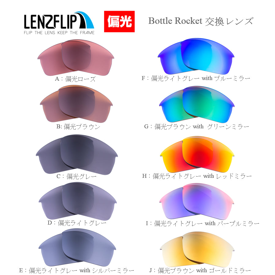 Oakley BOTTLE ROCKET(オークリー ボトルロケット)交換レンズ