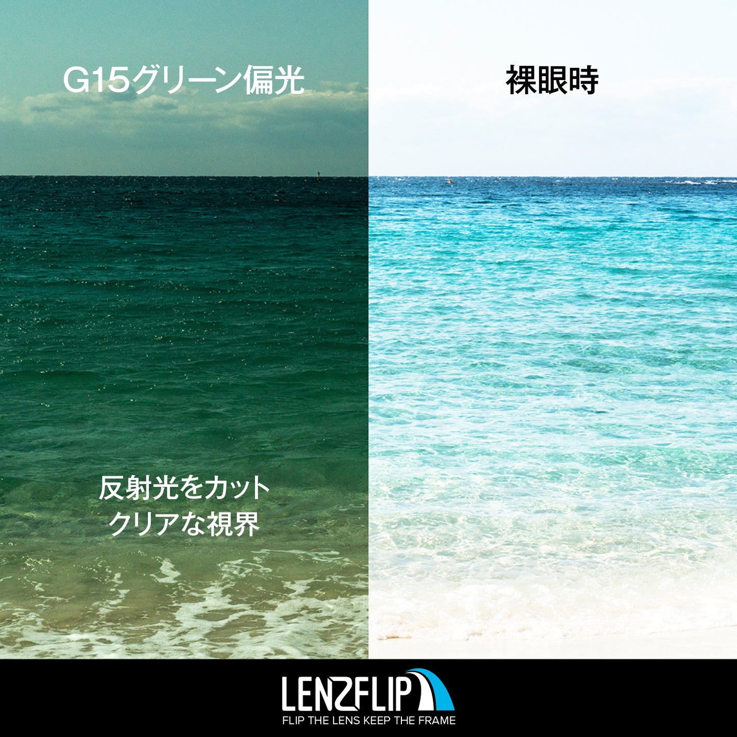RB2132F New Wayfarer (55mm) ニュー ウェイファラー 用 交換レンズ