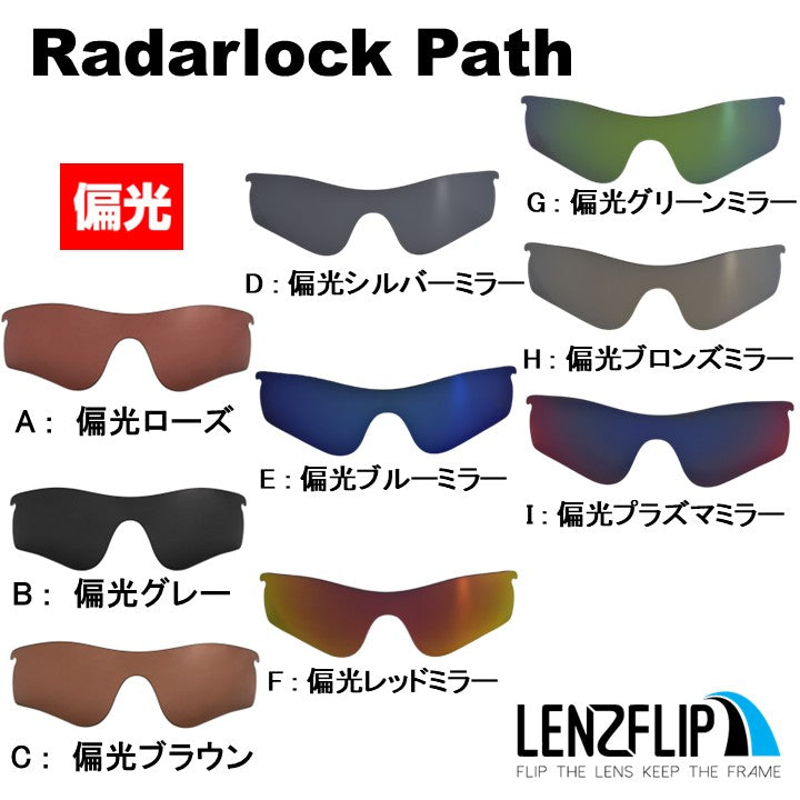 RADARLOCK PATH (通気孔あり/通気孔なし) oo9181 / oo9206 Series レーダロック パス