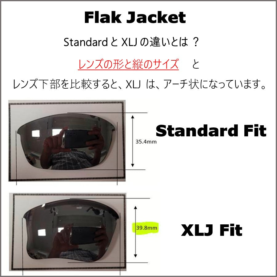 Oakley FLAK JACKET XLJ (オークリーフラックジャケットXLJ) 交換レンズ – LenzFlip Japan