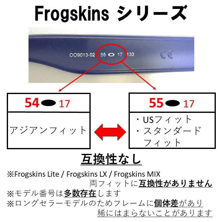 フロッグスキン アジアンフィット 54mm (FROGSKINS ASIAN-FIT) 用 替え
