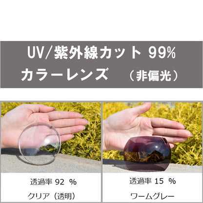 オーダーメイド／レンズ製作 度なし  <2色同時注文>